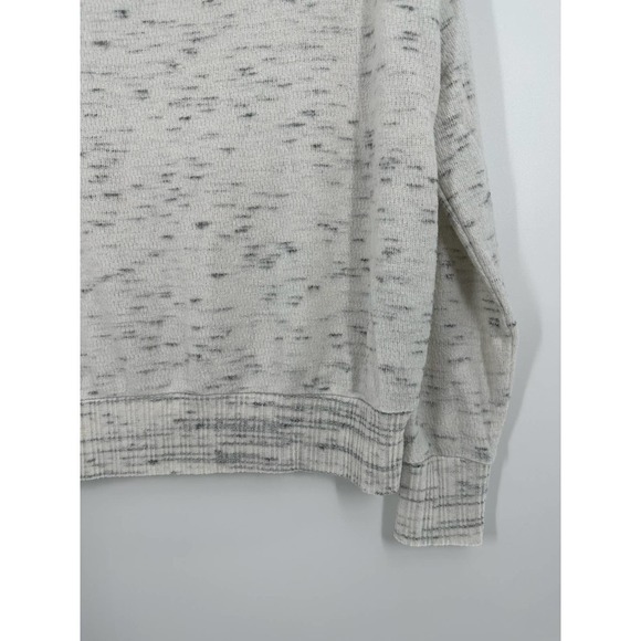Anthropologie Darcy Cowl Neck Pullover Size XS heathered white/gray - Picture 6 of 9